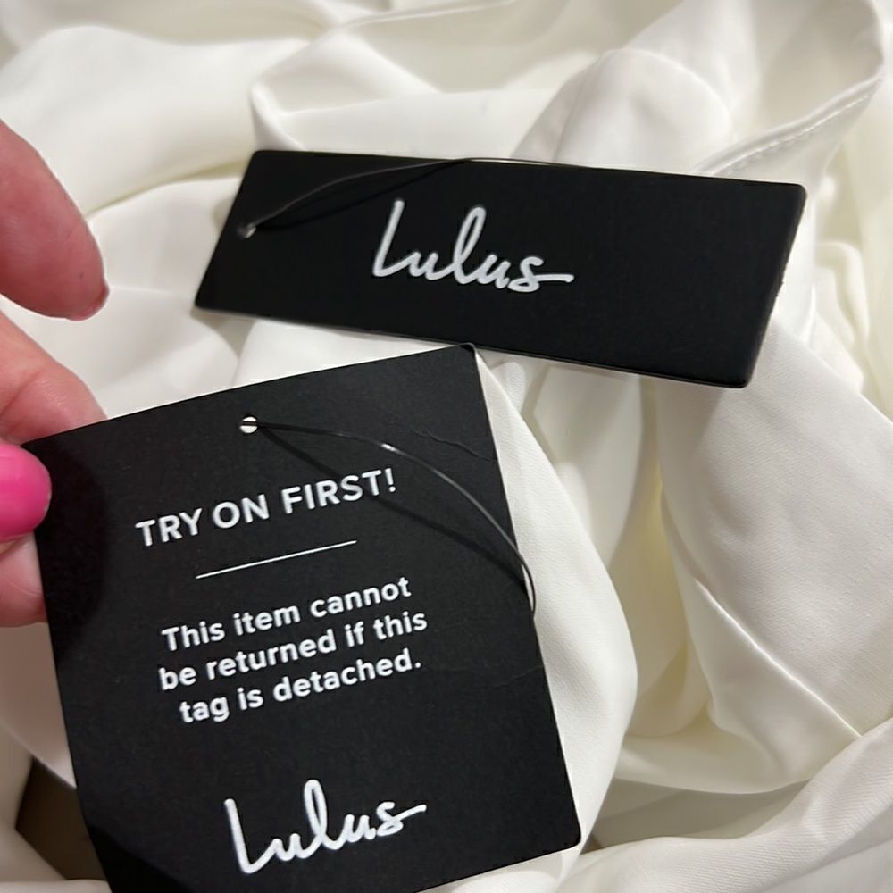 Lulu's White Halter Midi Dress - Picture 13 of 16
